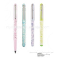 Fashion design translucent series plastic roller pen